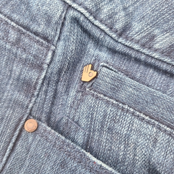 Sasson Straight Leg Hustle Size 16 Blue Jeans, OOH LA LA. - Picture 8 of 10